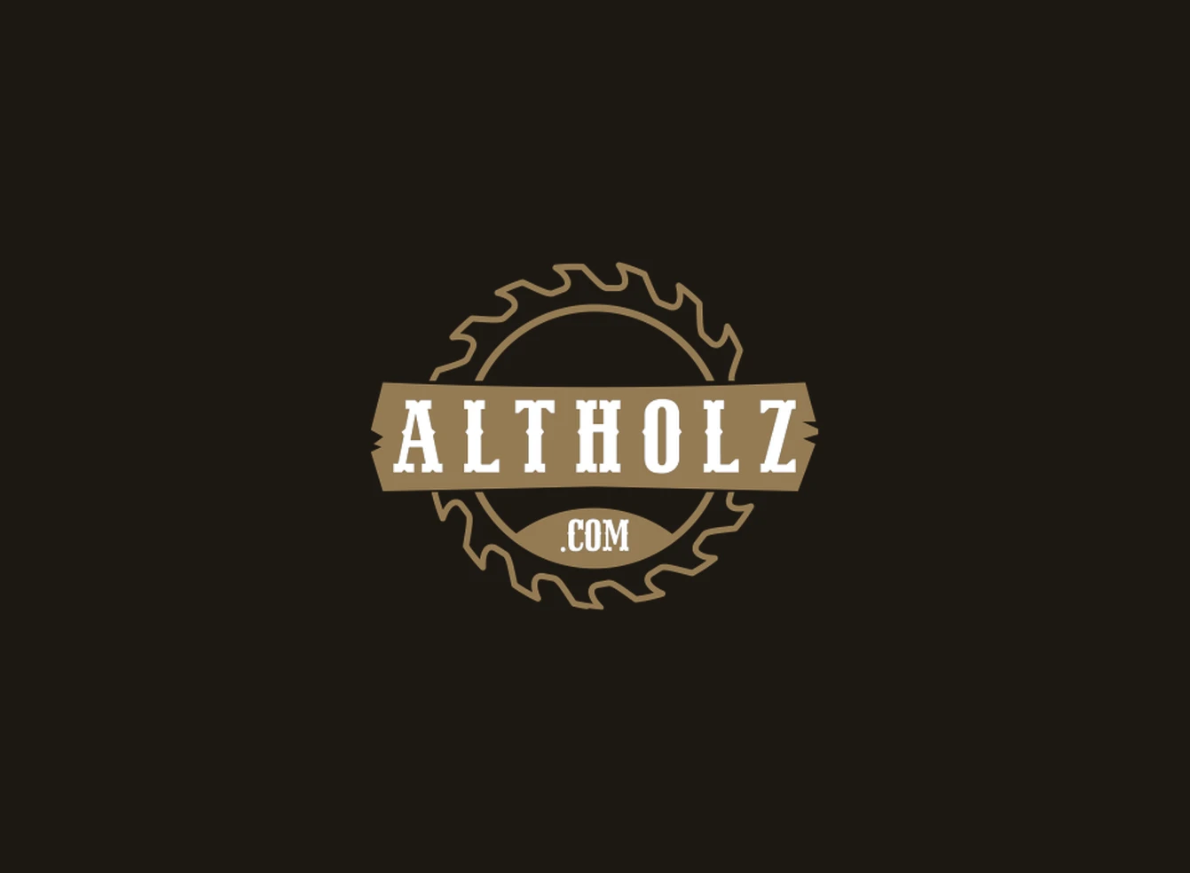 Altholz.com: A circular saw logo that instantly says it’s all about wood