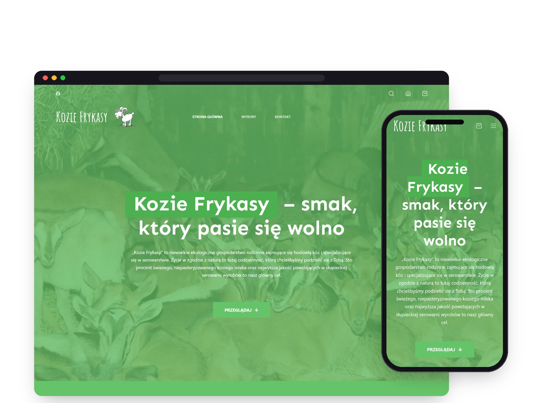 KozieFrykasy.com: A family farm’s store with more than 30 organic products