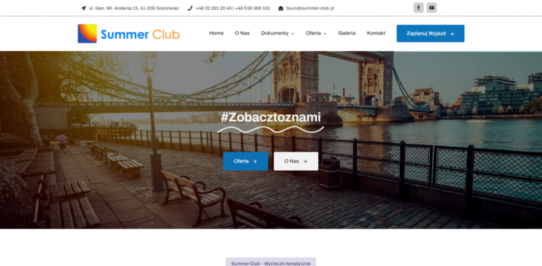 Strona Summer-Club poprawiona przez Onexo.pl